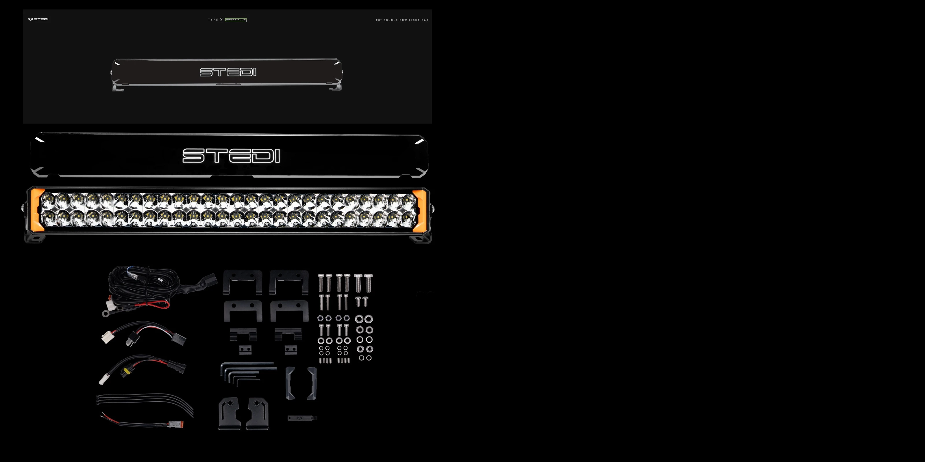 STEDI Sport Plus Double Row 28 inch 52 LED Light Bar